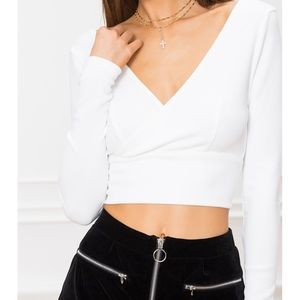 Superdown / About US Penny Tie Back Top NWT